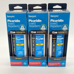 SAWYER SP544 Picaridin Insect Repellent Spray Mosquitos Tick 4oz Bottle (3 Pack)